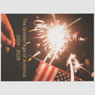 De Gouden Eeuw van Amerika 2024 - 2028 Tissue Pape Tissuepapier