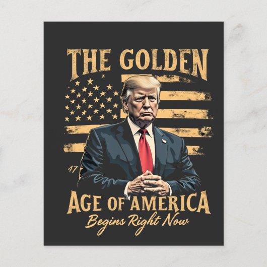 De gouden eeuw van Amerika begint nu Flyer (Voorkant)