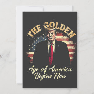 De Gouden Eeuw van Amerika begint nu met Trump Bedankkaart