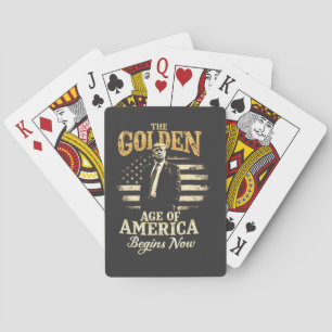 De Gouden Eeuw van Amerika begint nu Trump 4e Pokerkaarten