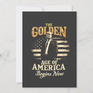 De Gouden Eeuw Van Amerika Begint Nu Trump Save The Date