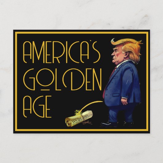 De Gouden Eeuw van Amerika Briefkaart (Voorkant)