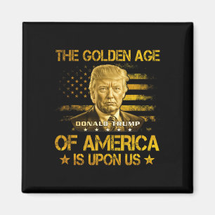 De gouden eeuw van Amerika is aangebroken Grappige Magneet