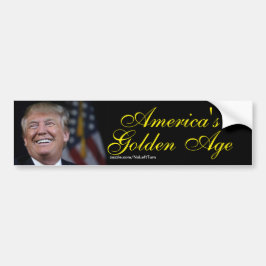 De gouden eeuw van Trump Bumpersticker