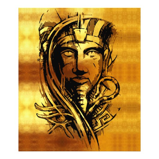 De gouden farao foto afdruk (Voorkant)