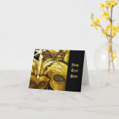 De gouden Kaart van de Nota van de Maskers van (Gele Bloem)