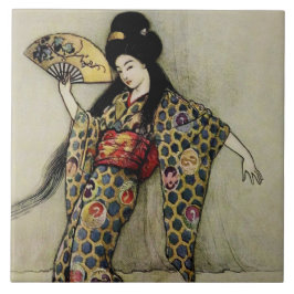 “De Gouden Kam” door Warwick Goble Tegeltje