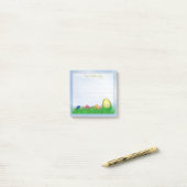 "De gouden paaseieren" - de blauwe hemel Post-it® Notes (Op bureau)