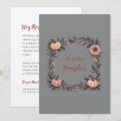 De gouden pompoen kaart (Voorkant / Achterkant)