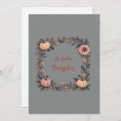 De gouden pompoen kaart (Voorkant / Achterkant)