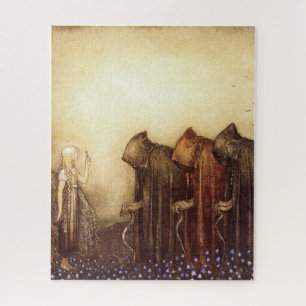 “De Gouden Sleutel” John Bauer Aquarel Legpuzzel