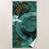 De gouden snugget-badhanddoek strandlaken (Voorkant)