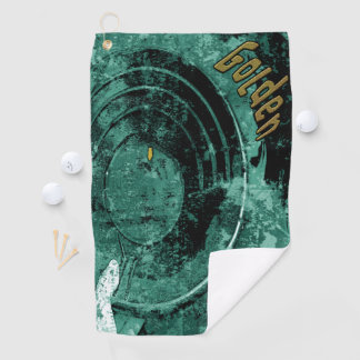 De gouden snugget golfhanddoek
