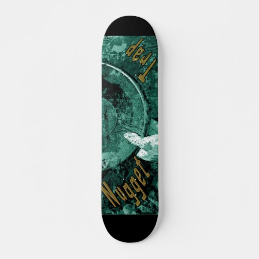 De gouden snugget val skateboard (Voorkant)
