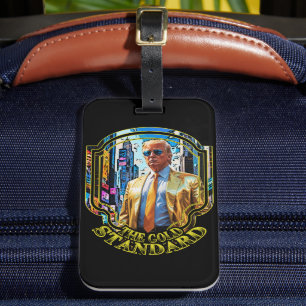 De gouden standaard - President Trump 2024 Bagagelabel