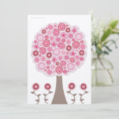 De gouden Uitnodiging van de Boom van de 30ste (Staand voorkant)