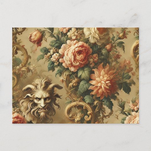 De Gouden Vriend - Gotisch Victoriaans Feestdagenkaart (Voorkant)