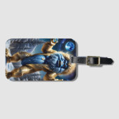 De gouden Yeti's nachtkap Bagagelabel (Voorkant (horizontaal))