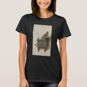 De goudvink van Carel Fabritius Bird Painting Fin T-shirt