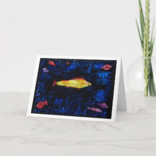 De goudvis, Paul Klee Kaart