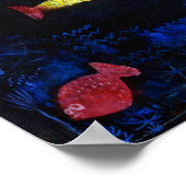 De goudvis, Paul Klee Poster (Hoek)