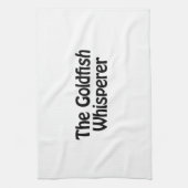 de goudvisfluisteraar theedoek (Verticaal)