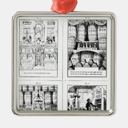 De goudwinkel metalen ornament (Voorkant)