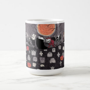 De goules de nuit tasse de café