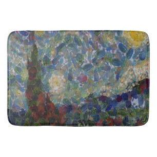 De Gourdy Night Starry Fine Art Spoof Badmat