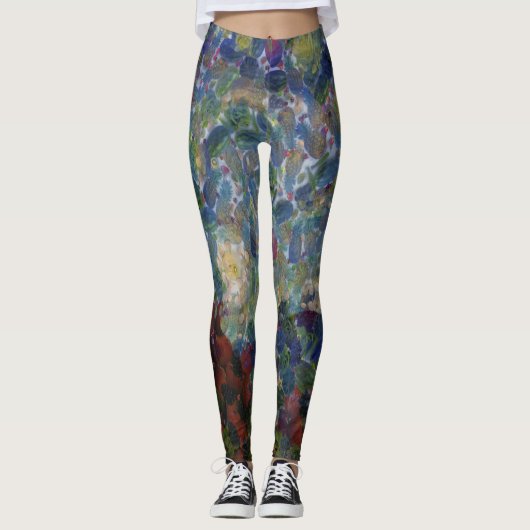 De Gourdy Night Starry Fine Art Spoof Leggings (Voorkant)
