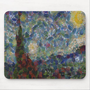 De Gourdy Night Starry Fine Art Spoof Muismat