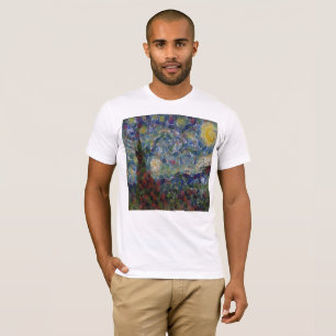 De Gourdy Night Starry Fine Art Spoof T-shirt