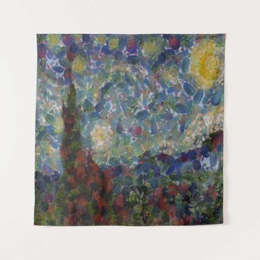 De Gourdy Night Starry Fine Art Spoof Wandkleed (Voorkant)