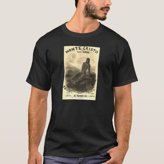 De graaf van Monte Cristo - T-shirt (Voorkant)