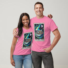 De graanschepper skelet grappig skelet tarot t-shirt