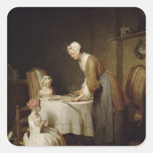 De Grace, 1740 2 Vierkante Sticker (Voorkant)