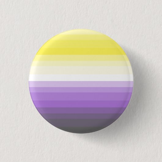 De gradiënt Nonbinary Pride Button van de Vlag (Voorkant)
