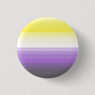 De gradiënt Nonbinary Pride Button van de Vlag
