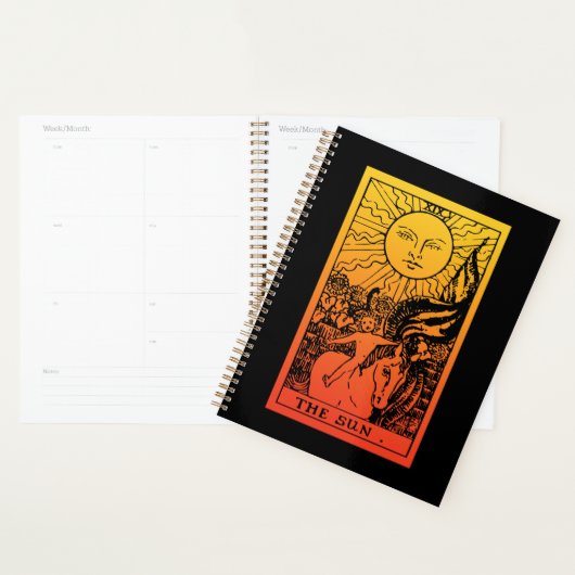 De gradiënt van de Zon Tarot Planner (Display)