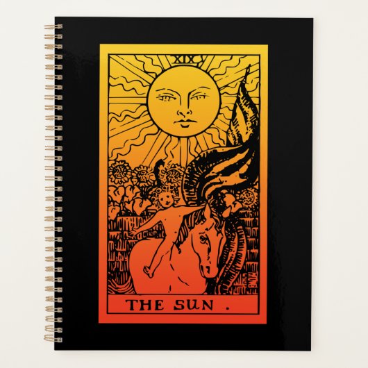 De gradiënt van de Zon Tarot Planner (Voorkant)