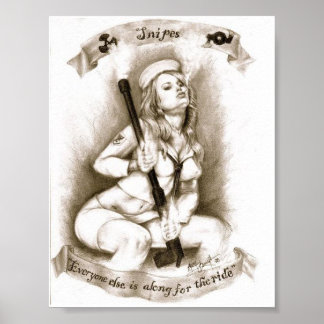 De graffiti van de oorlog: Matt Burmeister print 2