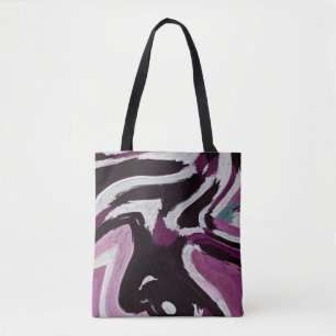 De grafische abstracte achtergrond van de borstels draagtas