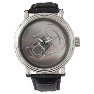 De grafische drink kan horloge