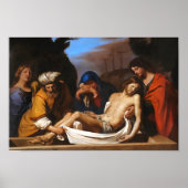 De graflegging door Guercino Religieuze Kunst Poster (Voorkant)