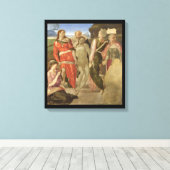 De graflegging door Michelangelo Canvas Afdruk (Insitu (Houten vloer))