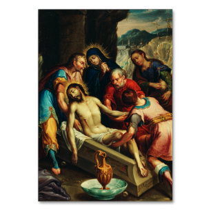 De Graflegging van Christus Juan Rodríguez Juarez Kaart