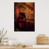 De Gramophone in de hoek Poster (Keuken)