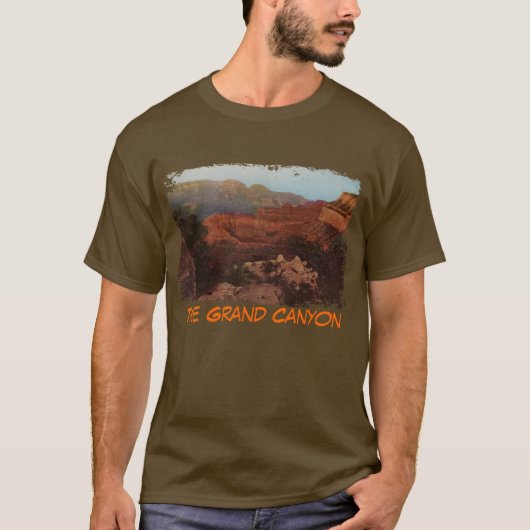 De Grand Canyon beschilderd Mannen Shirt (Voorkant)