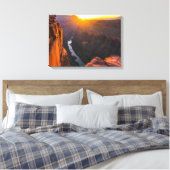 De Grand Canyon Sunrise Wall Art Canvas Afdruk (Insitu (Slaapkamer))
