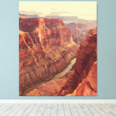 De Grand Canyon Uitzicht Wall Art Canvas Afdruk (Insitu (Houten vloer))